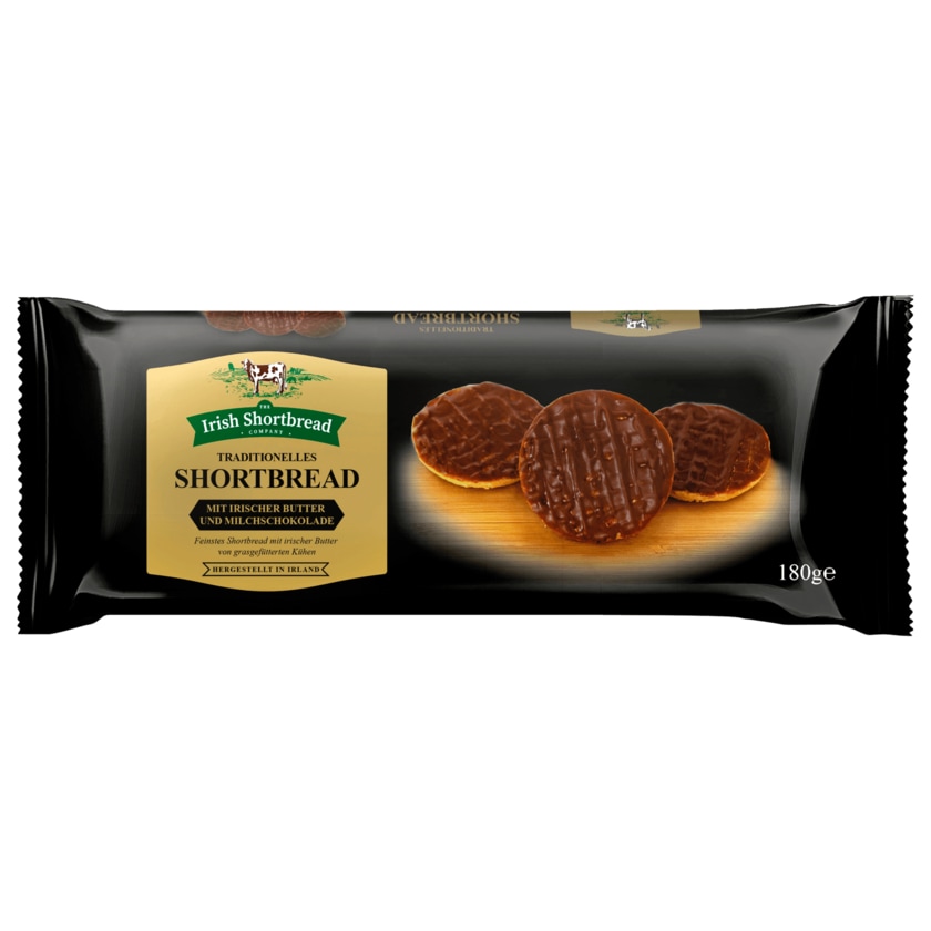 Irish Shortbread mit irischer Butter & Milchschokolade 180g